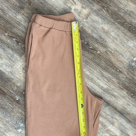 Allie Rose Loungewear Matching Set Women's Size Small Pink Ribbed Hoodie Pants - Picture 14 of 16